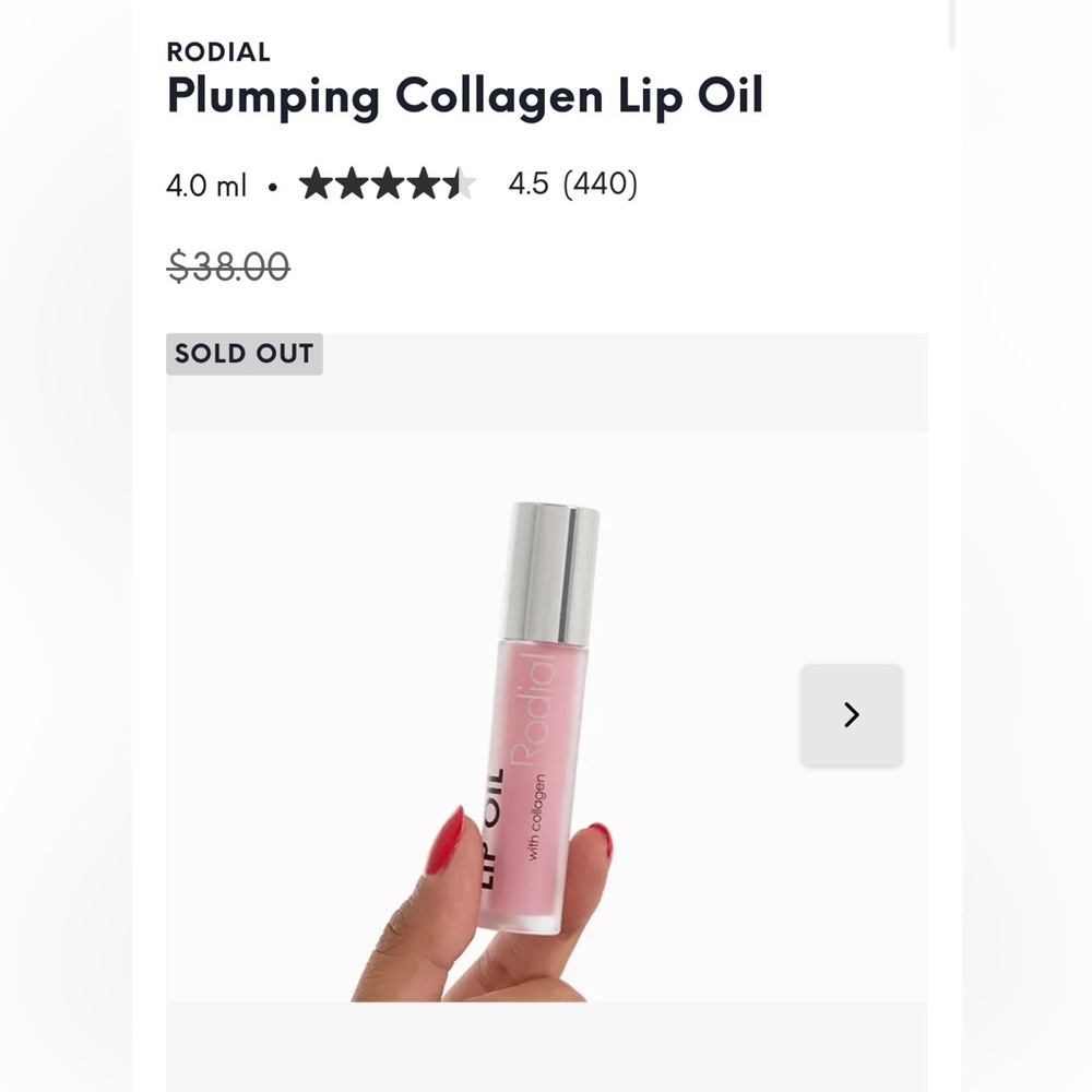 Rodial Plumping Collagen Lip Oil - Picture 2 of 7
